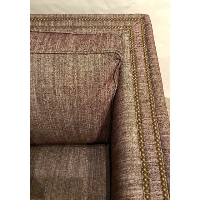 Caracole Caracole Modern Plum Club Chair For Sale - Image 4 of 6