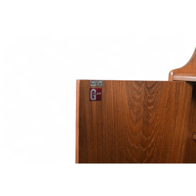 Mid 20th Century Tall G Plan Fresco Credenza With Bar in Teak For Sale - Image 5 of 12