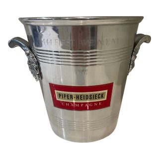 Vintage Piper-Heidsieck Marilyn Monroe Tribute Aluminum Ice or Champagne Bucket For Sale