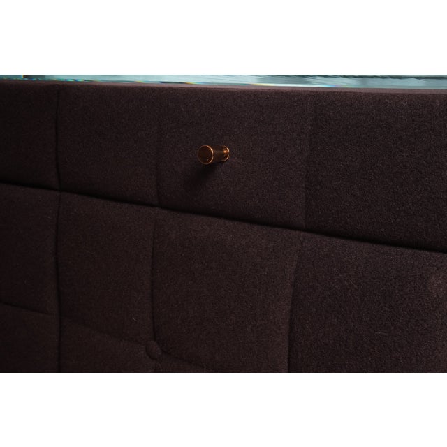 Textile Nyc Designer Custom Made Modern Nightstands - a Pair For Sale - Image 7 of 7