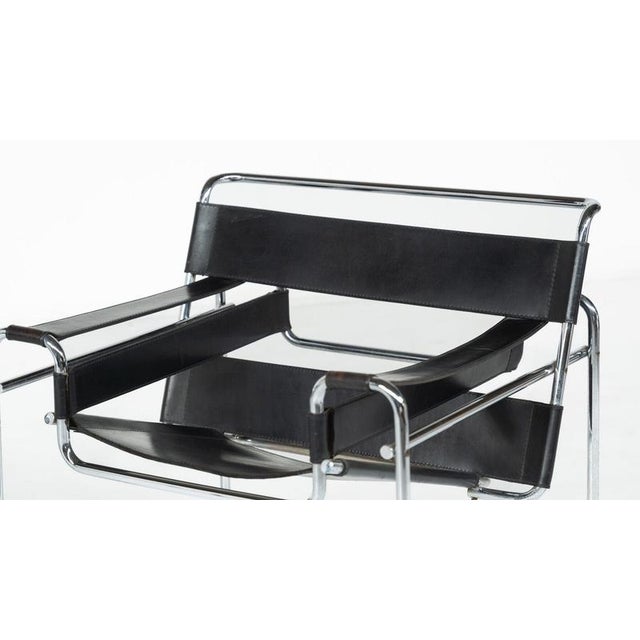 B3 Wassily Armchairs by Marcel Breuer for Gavina, Italy, 1960s, Set of 2 For Sale - Image 9 of 16