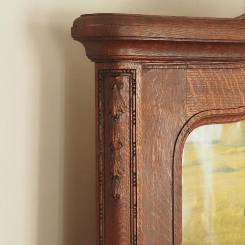 Vintage Wall Mirror with Decorative Peasant Motif, 1920s For Sale - Image 3 of 18