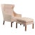 Set of Natural Leather Wingback Chair and Ottoman by Børge Mogensen for Fredericia For Sale - Image 13 of 13