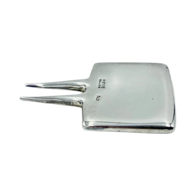 Antique 1910 Set of 4 Josef Hoffmann Sterling Silver Cheese Markers or Corn Holders For Sale In Washington DC - Image 6 of 12