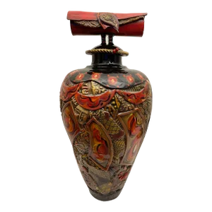 Large Studio Pottery Japanese Style Ceramic Vase by Gail Markiewicz