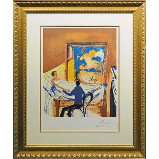 Salvador Dali "The Doctor" La Lutte Contre Le Mal With Custom Frame Hand Signed For Sale