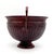 Brown Vintage Metal Footed Trophy Urn Bowl With Fluted Body & Scroll Handles – Neoclassical / Traditional For Sale - Image 8 of 10