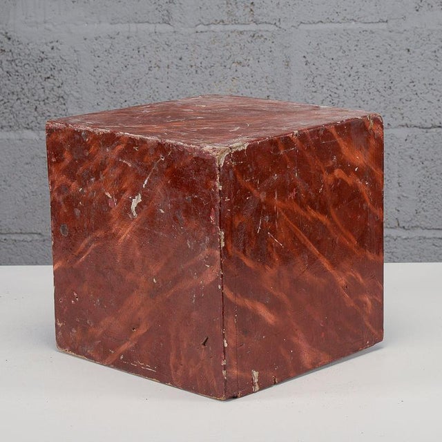 2000 - 2009 Lacquered Cube with Freestanding Base For Sale - Image 5 of 8