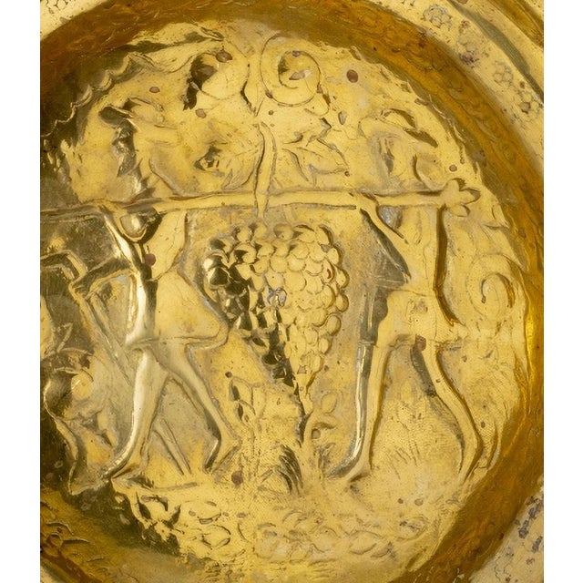 German Alms Plate in Metal, 1700s For Sale - Image 5 of 6
