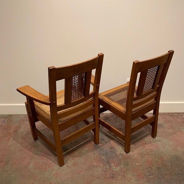 Stickley Bros. Co" Quaint" Furniture Dining Chairs Set of 7 Chairish