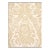The House of Scalamandre Luciana Damask Print Wallcovering, Sand For Sale
