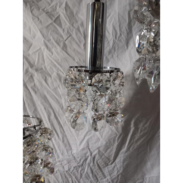 Lead Crystal Cascade Lamp from Bakalowits & Söhne, 1970s For Sale - Image 17 of 18