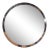 Vintage Polished Steel Mirror by Kaizo Oto for Dia For Sale
