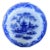 Staffordshire English Ceramic plate Whampoa pattern circa 1842 For Sale