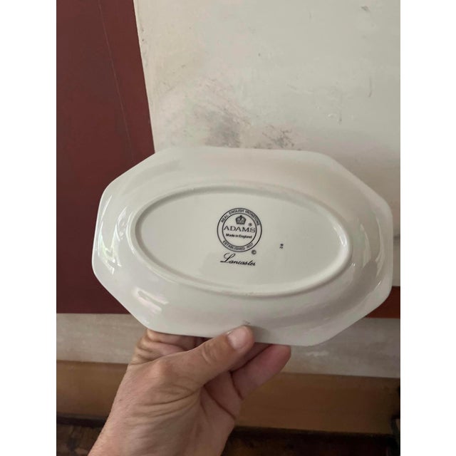 Wonderful English ironstone, gravy, boat and plate, this pattern from Adams Lancaster is a traditional pattern that is...