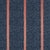 Zoffany Lennox Stripe Fabric in Indigo/Sunstone - a Sample For Sale