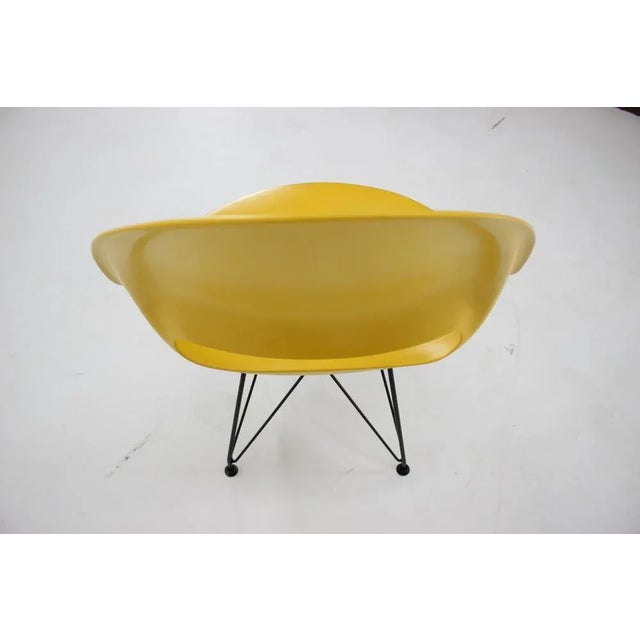 Mid-Century Yellow Fiberglass Dining Chairs by M. Navratil, 1960s, Set of 4 For Sale - Image 15 of 16