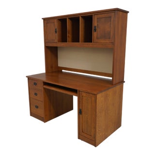 Stickley Mission Oak Arts & Crafts Computer Desk For Sale