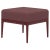 Ribbons Burgundy Pouf by Mowee For Sale - Image 6 of 6