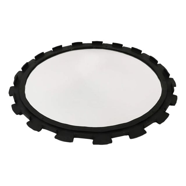 Brutalistic Wall Mirror, Denmark, 1970s For Sale