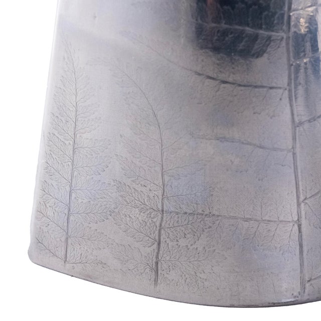 Atelier B. Chaudron - Pewter Fern Vase For Sale In Atlanta - Image 6 of 9