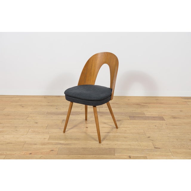 Mid-Century Oak Dining Chairs by Antonín Šuman for Tatra Nábytok, Czechoslovakia, 1960s, Set of 6 For Sale - Image 6 of 18