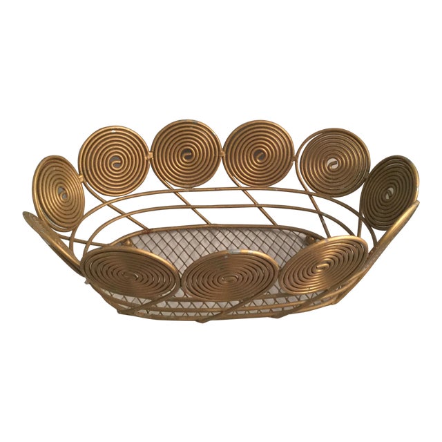 Decorative Wire Serving Basket Chairish