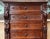Wood Late 19th Walnut Nine Drawer Tall French Carved Chest or Siffonier For Sale - Image 7 of 18