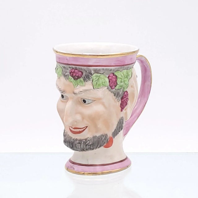 Ceramic Bacchus English Porcelain Cup With Various Glazes Circa 1840. For Sale - Image 7 of 12