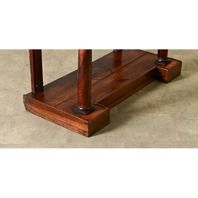 French Empire 19th Century Mahogany Console Table For Sale - Image 9 of 12