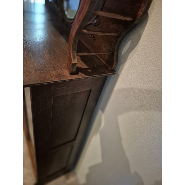 Victorian Late 18th Century Victorian American Side-by-Side Display and Secretary Cabinet For Sale - Image 3 of 12