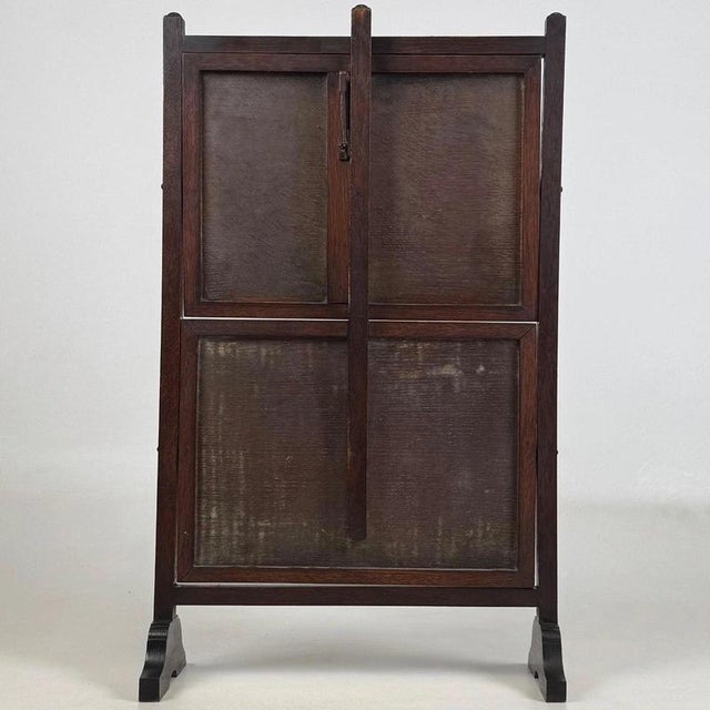 Antique Edwardian Oak Folding Tray Stand, 1910 For Sale - Image 9 of 16