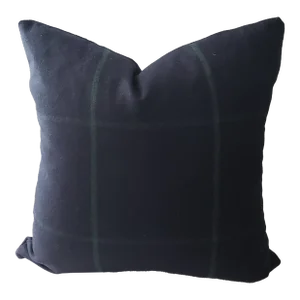 Ralph Lauren Westcliff Tattersal Fabric Pillow Cover