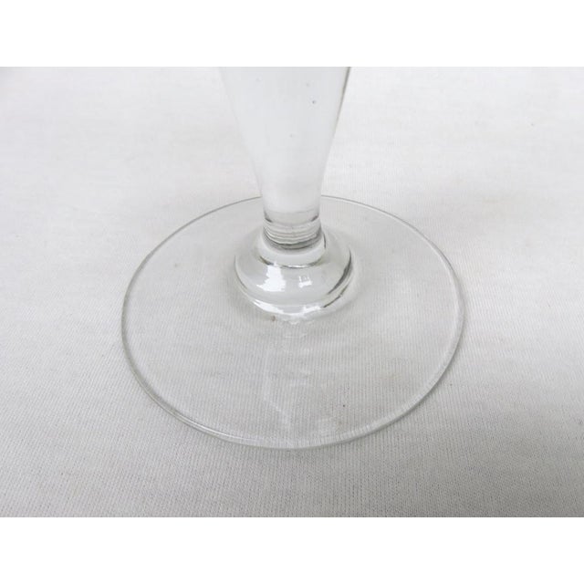 Large Glass Wine Glasses, France, Set of 7 For Sale - Image 11 of 14