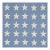 Sample - Schumacher Starfield Appliqué Fabric in Sky For Sale