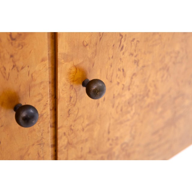 Mid-Century Art Deco Style Side Cabinet, Poland, 1950s For Sale - Image 12 of 13