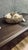 Farmhouse Beautiful Vintage Mediterranean, Brutalist ,Three Piece Coffee Table Set. Rustic/Farmhouse. Custom Hand Painted. For Sale - Image 3 of 12