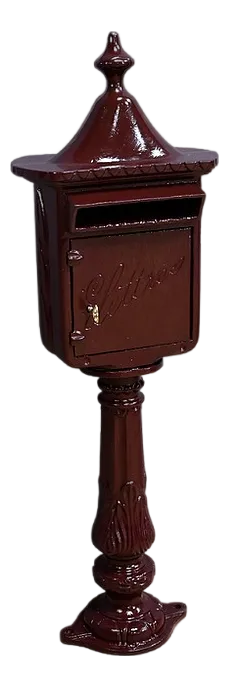 Cast Iron Mailbox, 20th Century