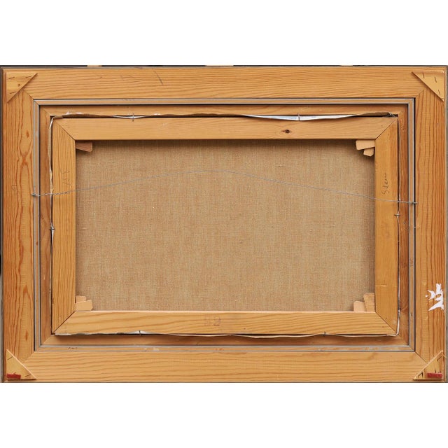 Mid-Century Modern Stig Wernheden, Southern City Scene, 1960s, Oil on Canvas, Framed For Sale - Image 3 of 18