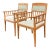 Pair of Mid 20th Century Scandinavian Pine Armchairs For Sale