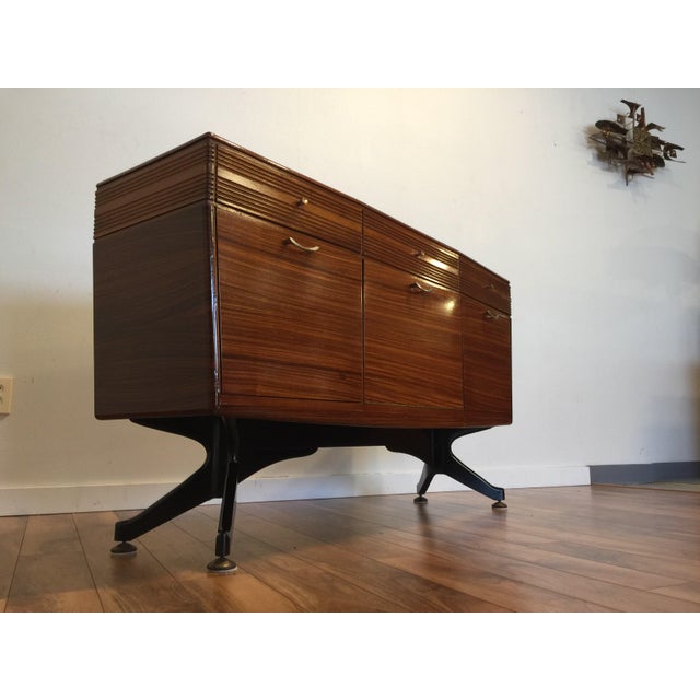 Stonehill Furniture Mid Century Sideboard/Bar | Chairish