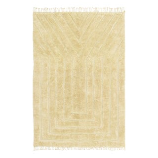 Hand-Knotted Wool Rug by Azele Studio For Sale