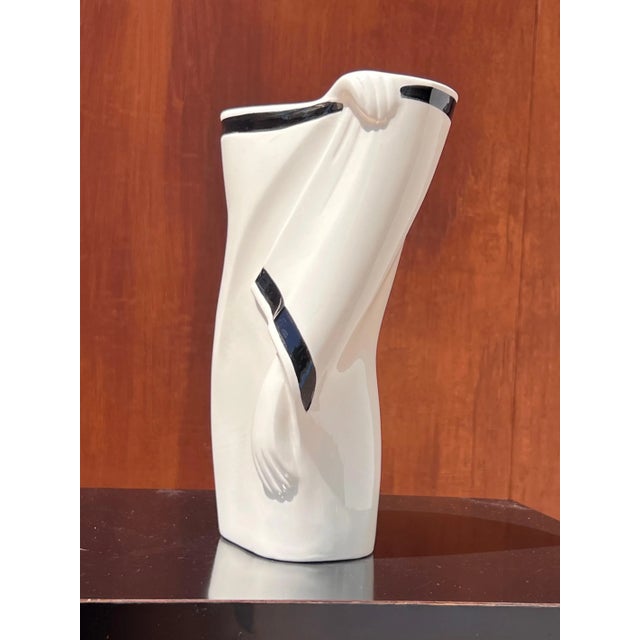 1980s An Authentic Postmodern Vase By Lindsey B., 1983 For Sale - Image 5 of 8