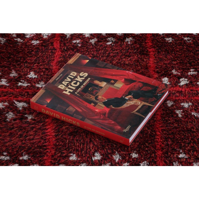 Red Vintage Swedish Rya Rug With Red Geometry and Ivory Accents - Rug & Kilim For Sale - Image 8 of 8