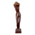 Mid Century Modern Carved Figure Sculpture | in the Style of F. Simeon For Sale