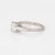 1920s Vintage Art Deco 0.89ct Diamond Ring Size 5.75 Platinum Engagement Bridal Jewelry For Sale - Image 5 of 7