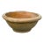 Terracotta Bowl Simple Line With Edge Large For Sale