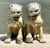 Chinoiserie Vintage Monumental Bronze Foo Lions - A Pair For Sale - Image 3 of 12