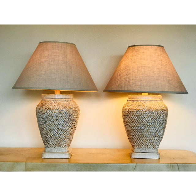 Steve Chase 80s Steve Chase Lamps- a Pair For Sale - Image 4 of 13