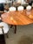 Wood Mid 20th Century Neoclassical Oval Cherry Dining Table With Extension For Sale - Image 7 of 10